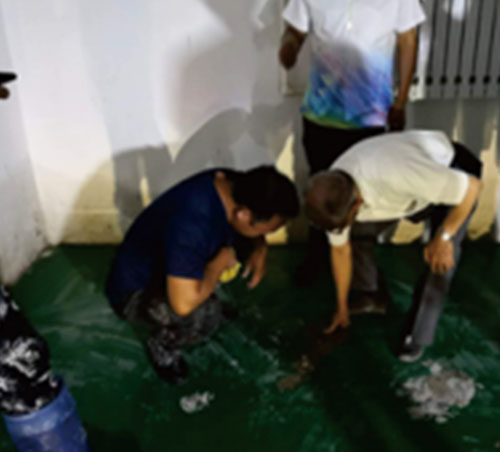 京德益邦-呼伦贝尔市育馨家园地下车库注浆堵漏工程